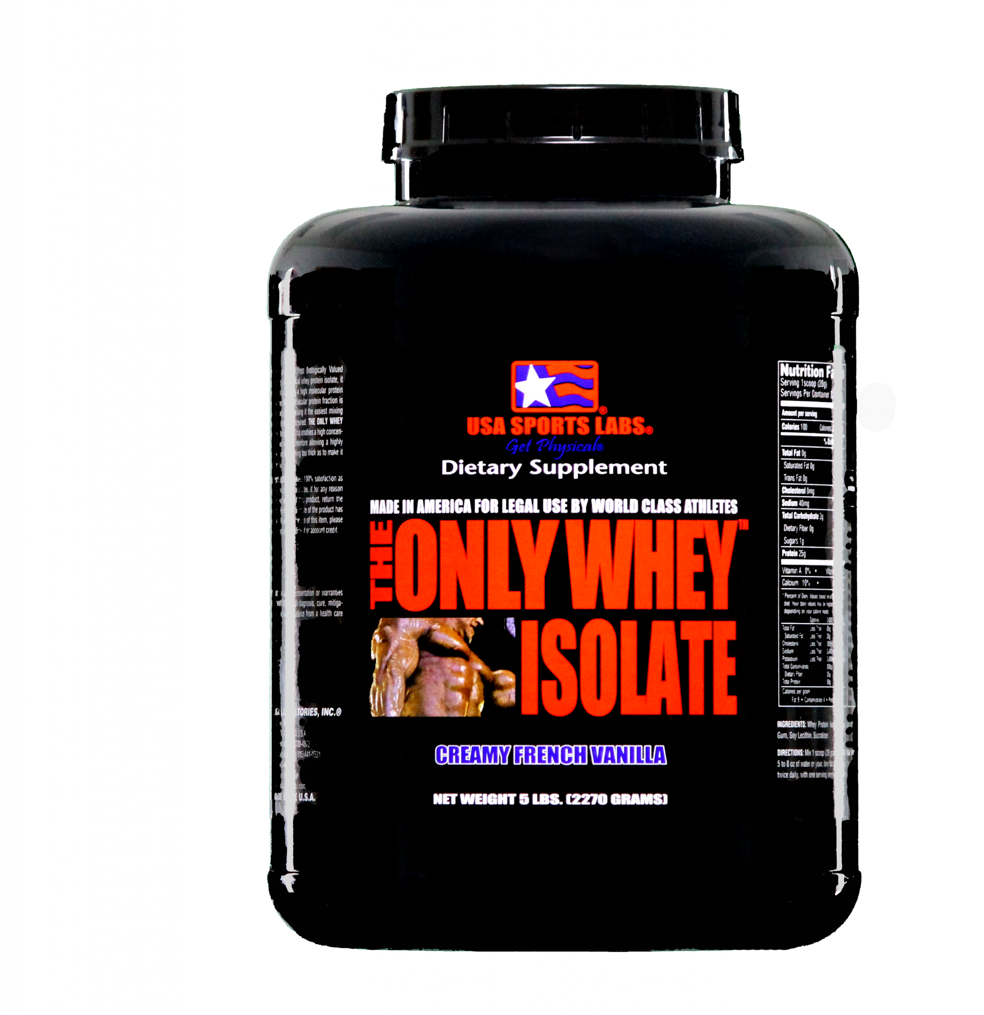 THE ONLY WHEY® ISOLATE (90%) – USA Laboratories, Inc.